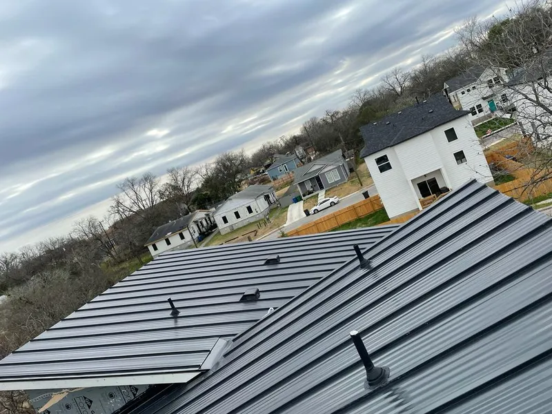 Standing seam metal roof panels with vents for Skylight Repair in The Village of Indian Hill